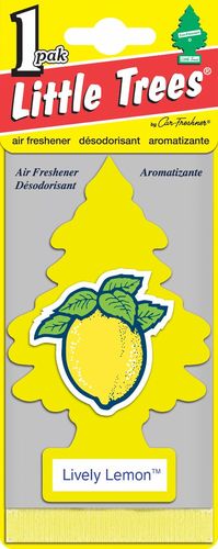 CAR-FRESHNER Ароматизатор Ёлочка "Живой лимон" (Lively Lemon)