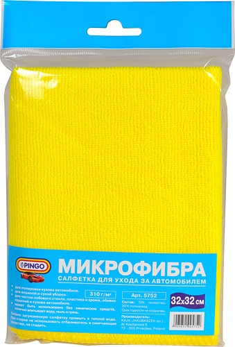  Салфетка из микрофибры, размер 32 х 32 см